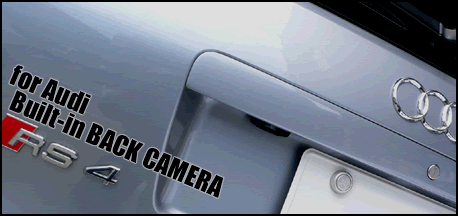 アウディRS4　ビルトインバックカメラ カロッツェリア ND-BC1