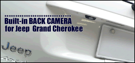 ジープ グランドチェロキー　ビルトインバックカメラ  カロッツェリア ND-BC1