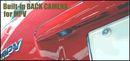マツダ MPV　ビルトインバックカメラ カロッツェリア ND-BC1